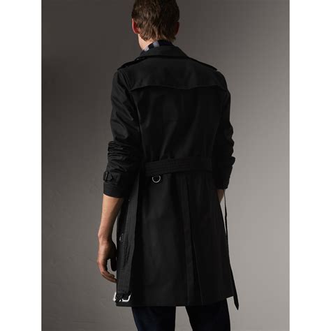 burberry chelsea trench black|Burberry Chelsea trench coat men's.